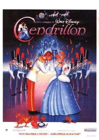 Affiches et documents publicitaires des Grands classiques de Walt Disney - Page 3 Affiche_cendrillon