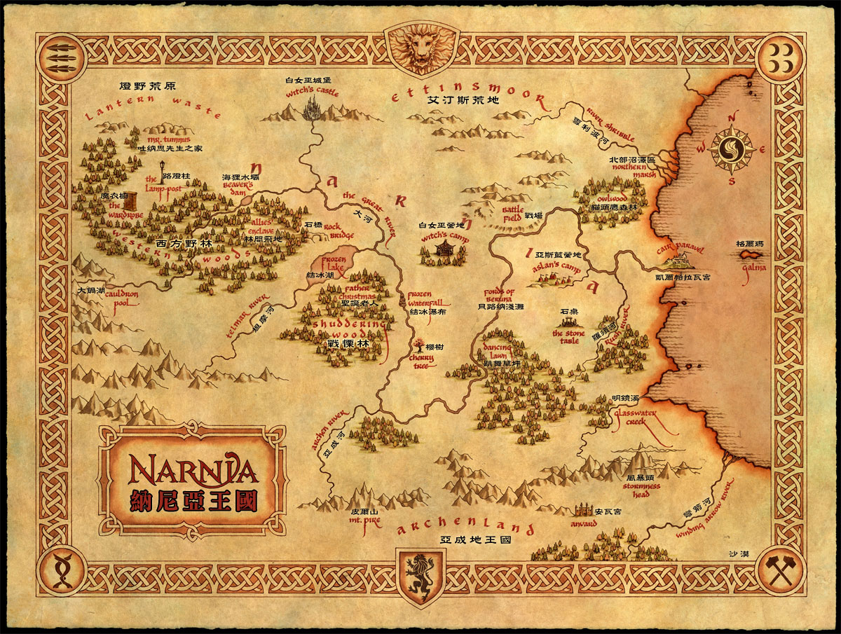 The Chronicles Of Narnia: The Voyage Of The Dawn Treader Map_narnia-2