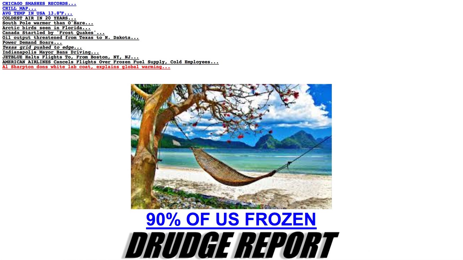 The Polar Vortex: A Physical Manifestation of the "Chilling Effect" of NSA Surveillance? Drudge_90_pc_frozen