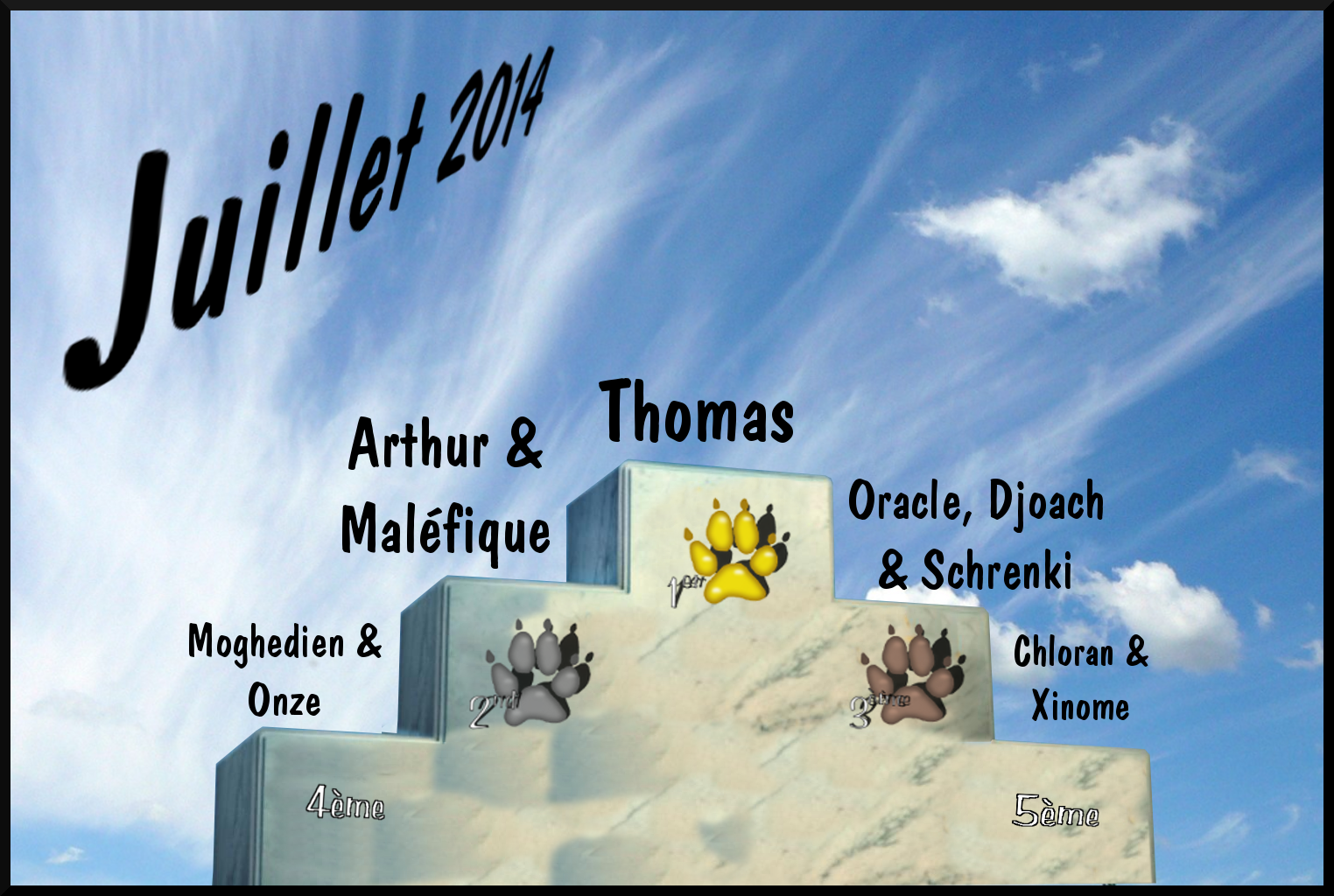 Les traces de pattes Podium_juillet2014