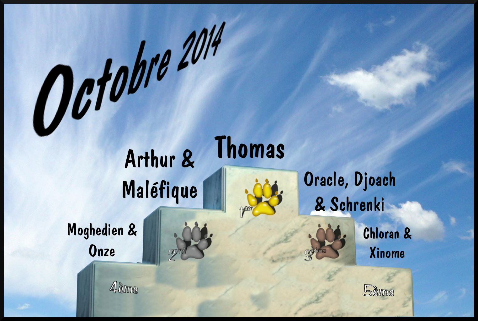 Les traces de pattes Podium_octobre2014