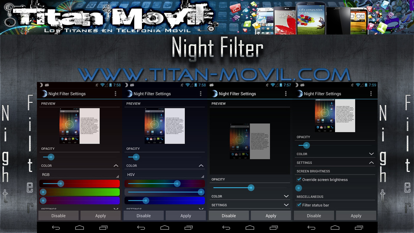 Night Filter Pro (Filtro para Pantalla) (Version Full) WYR2t