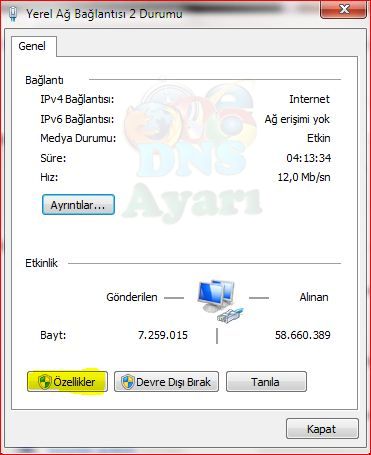 Youtube Giriş İçin Nasıl Ayarları Yaparız... Windows-7-DNS-De%C4%9Fi%C5%9Ftirme-2