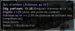 [Estimation] d'objet ArcVioletAdresse