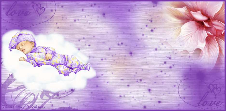 Thème bébé dort sur un nuage Header-vierge