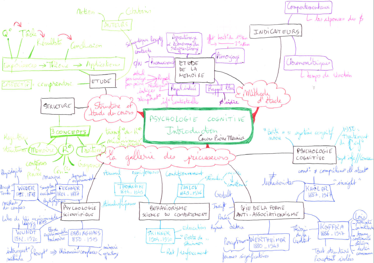 psychologie  cognitive Intro