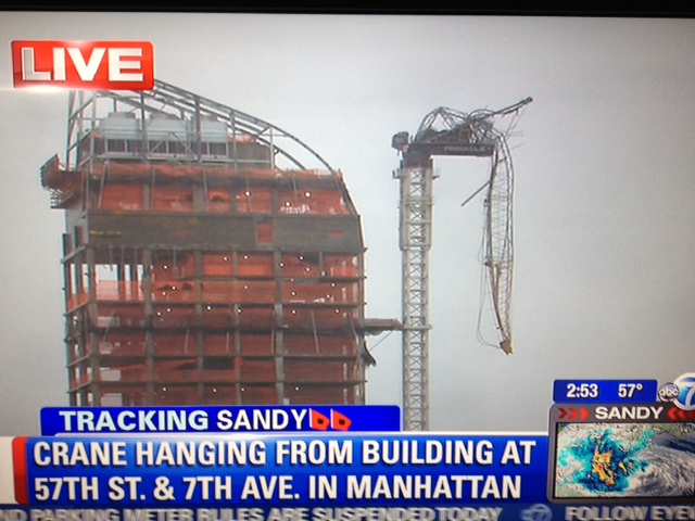 Good Luck to our East Coast Members NYC-Crane-Hurricane-Sandy