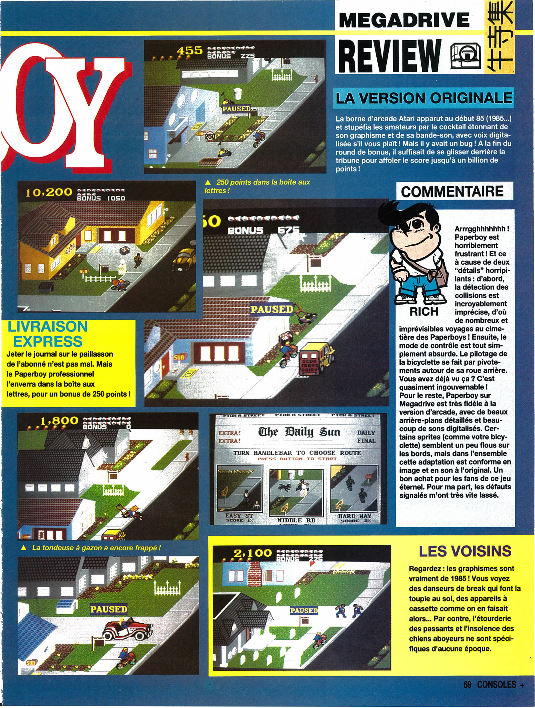 [TEST] Paperboy (Mega Drive) Consoles%20%2B%20007%20-%20Page%20069%20%28mars%201992%29