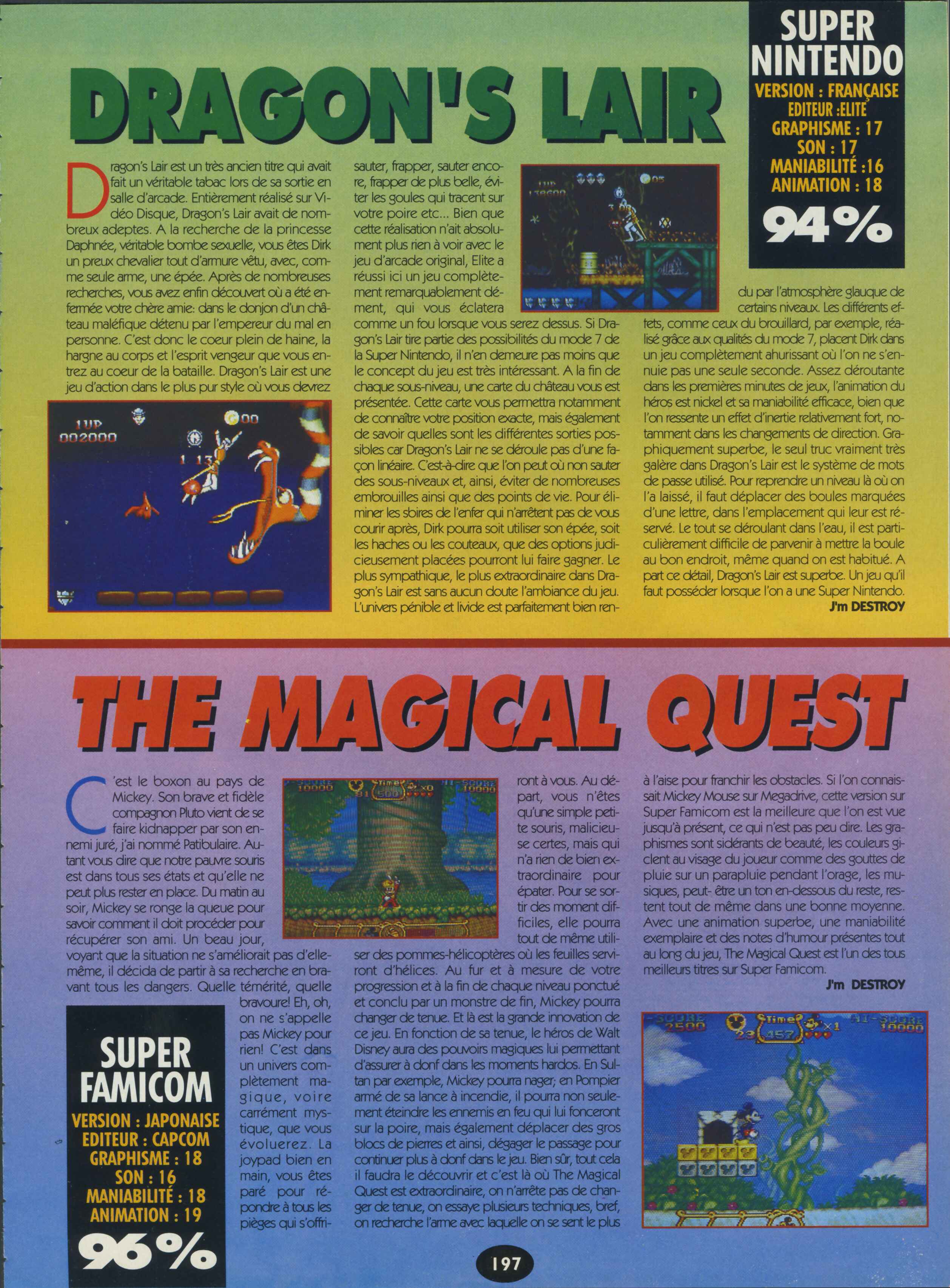 [TEST] Magical Quest (Super Famicom) Joystick%20033%20-%20Page%20197%20%281992-12%29