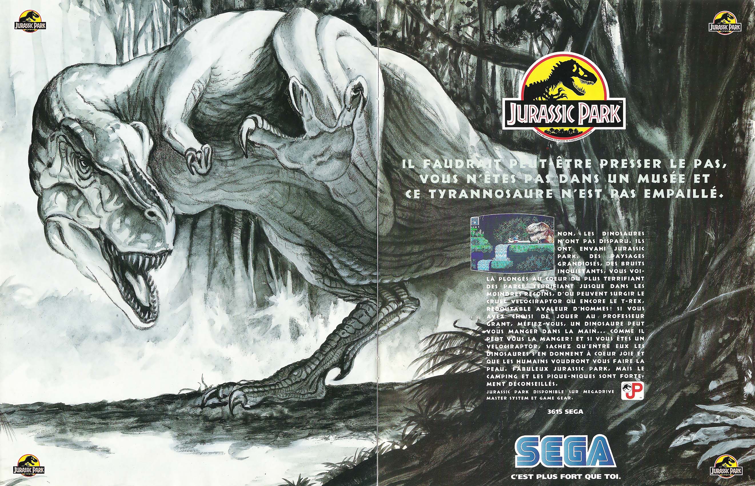 jurassic park - Jurassic Park : 30 ans déjà ! Mega%20Force%20021%20-%20Page%20008-009%20%281993-10%29