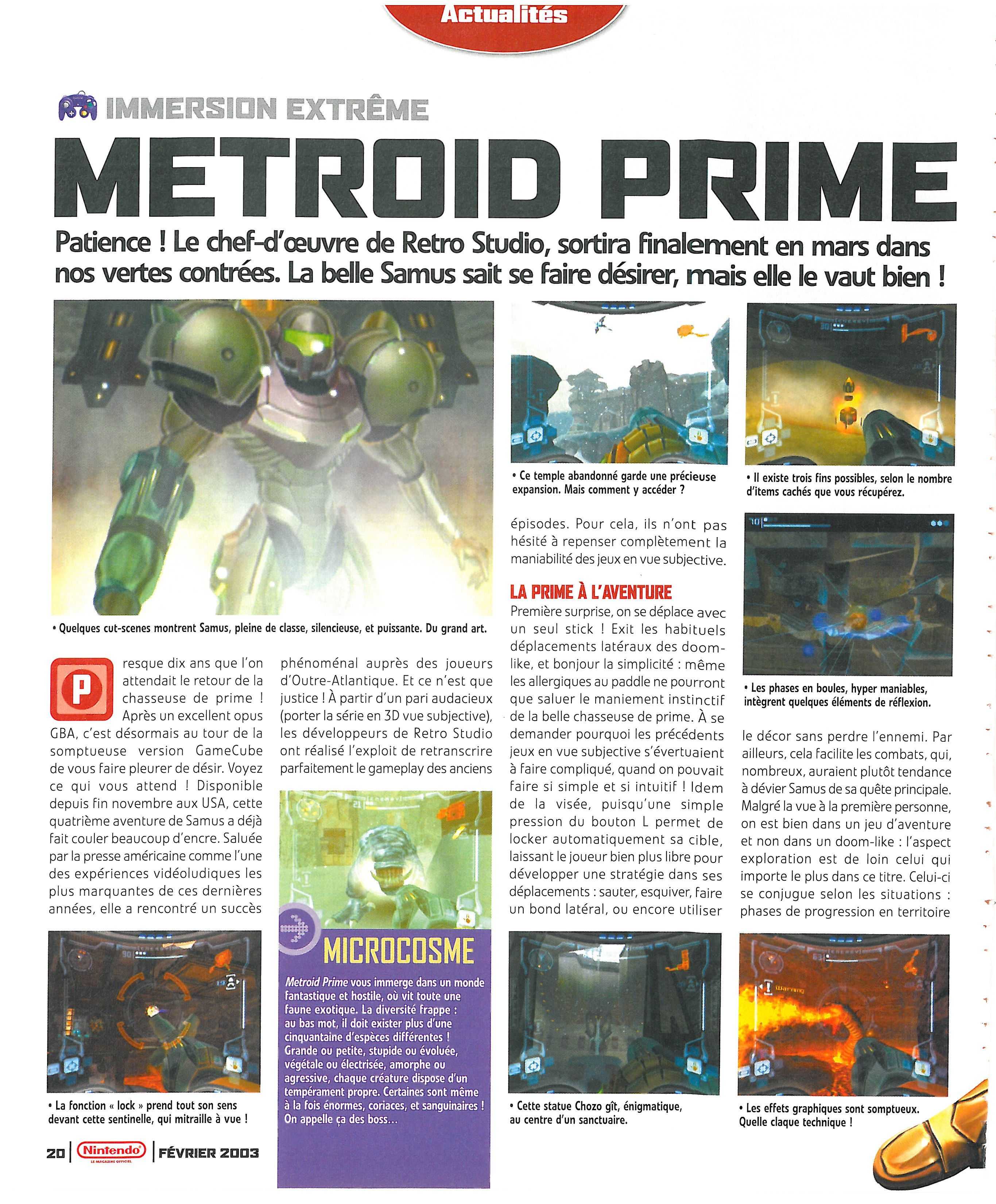 [TEST] Metroid Prime Remastered (Switch) Le%20Magazine%20Officiel%20Nintendo%20N%C2%B0009%20-%20Page%20020%20%28F%C3%A9vrier%202003%29