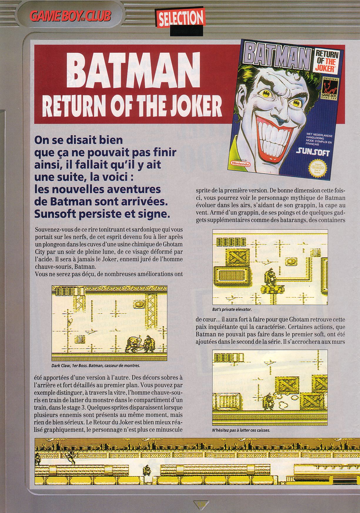 [TEST] Batman : Return of the Joker (GB) Nintendo%20Player%20007%20-%20Page%20136%20%281992-11-12%29