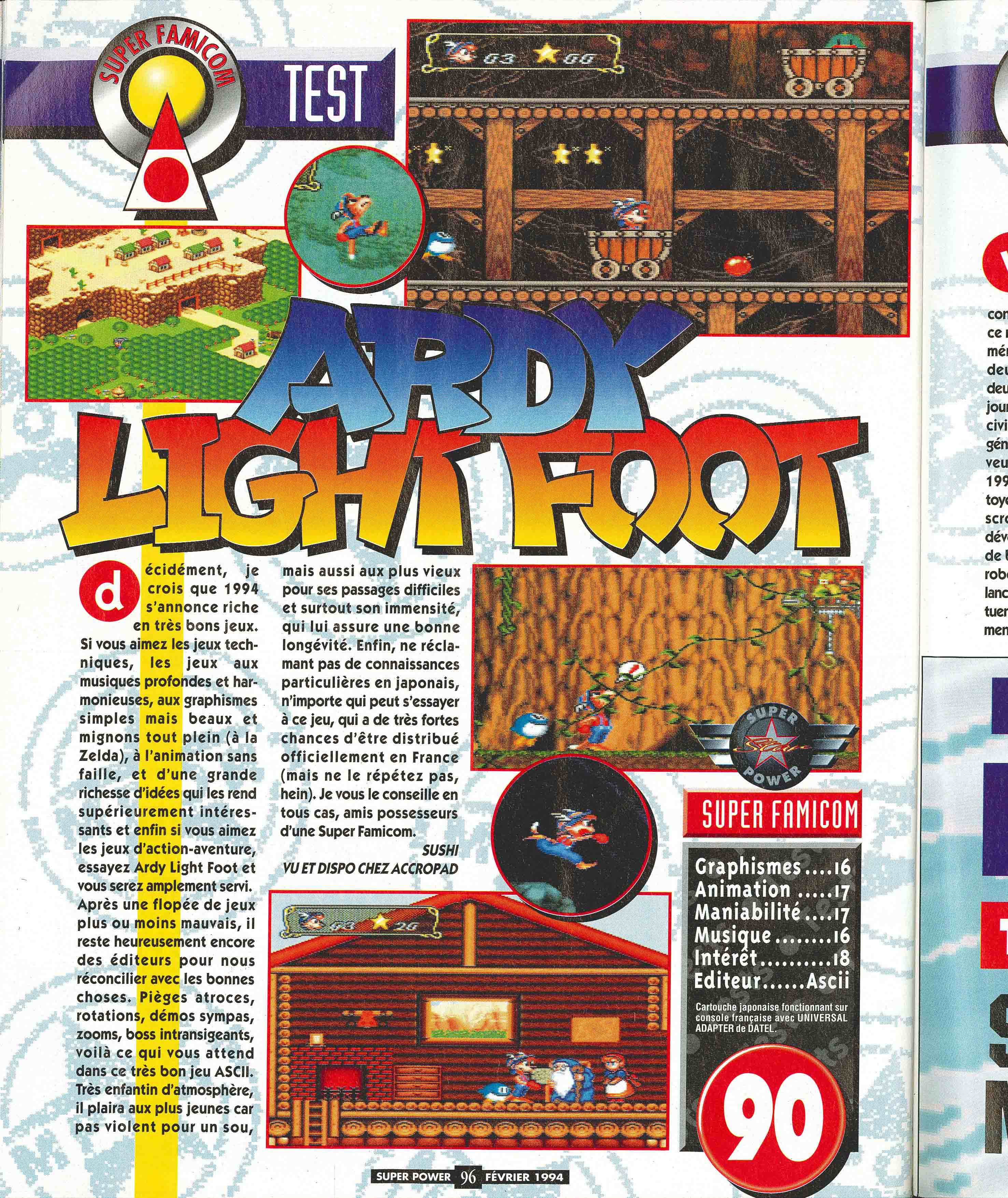 [TEST] Ardy Lightfoot (Super Famicom) SUPER_POWER_N18-Page%200094