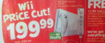 ¿Próxima rebaja de Wii en Estados Unidos? Wiipricecut