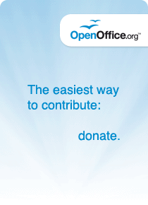 البرنامج الرائع  openoffice Donate