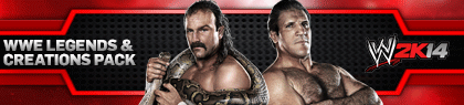 WWE 2K14 DLC - Legends and Creation Pack Banner