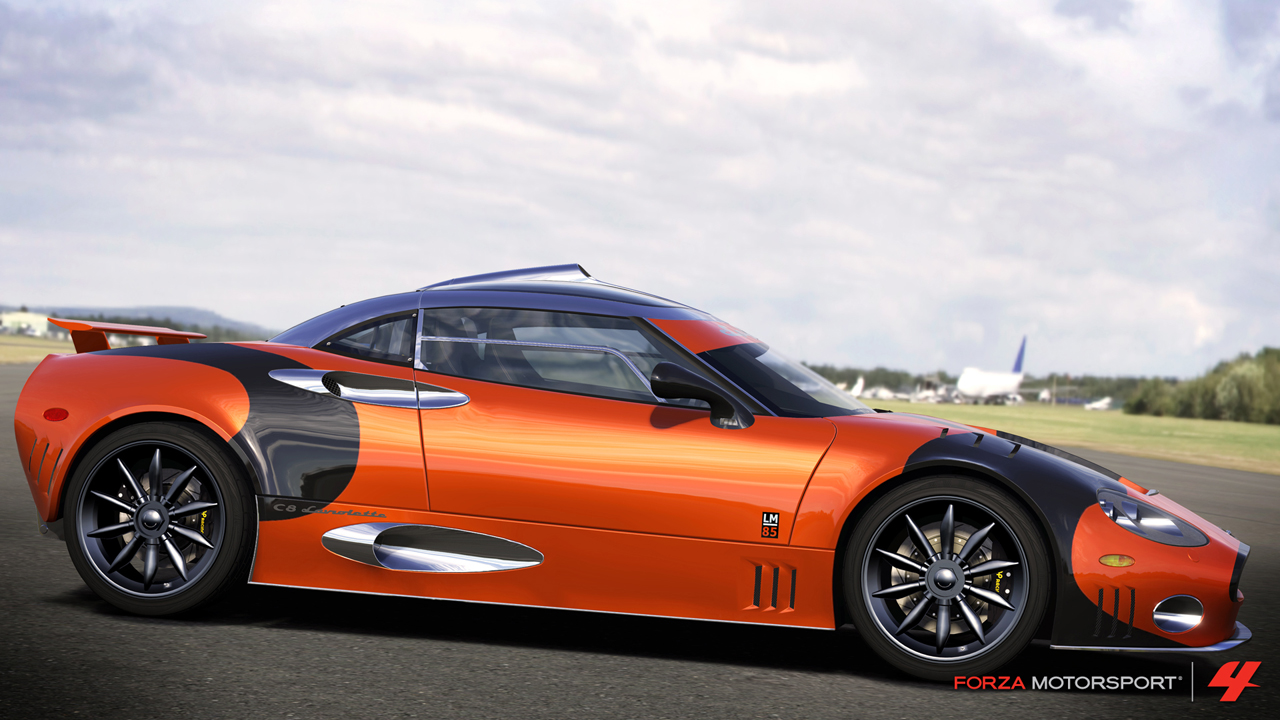 Forza FOURza FM4_2010_Spyker_C8_Laviolette_LM85_poster