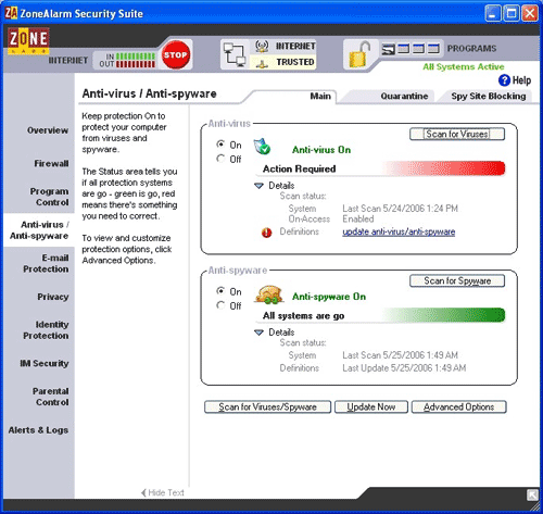      Zass_control_panel