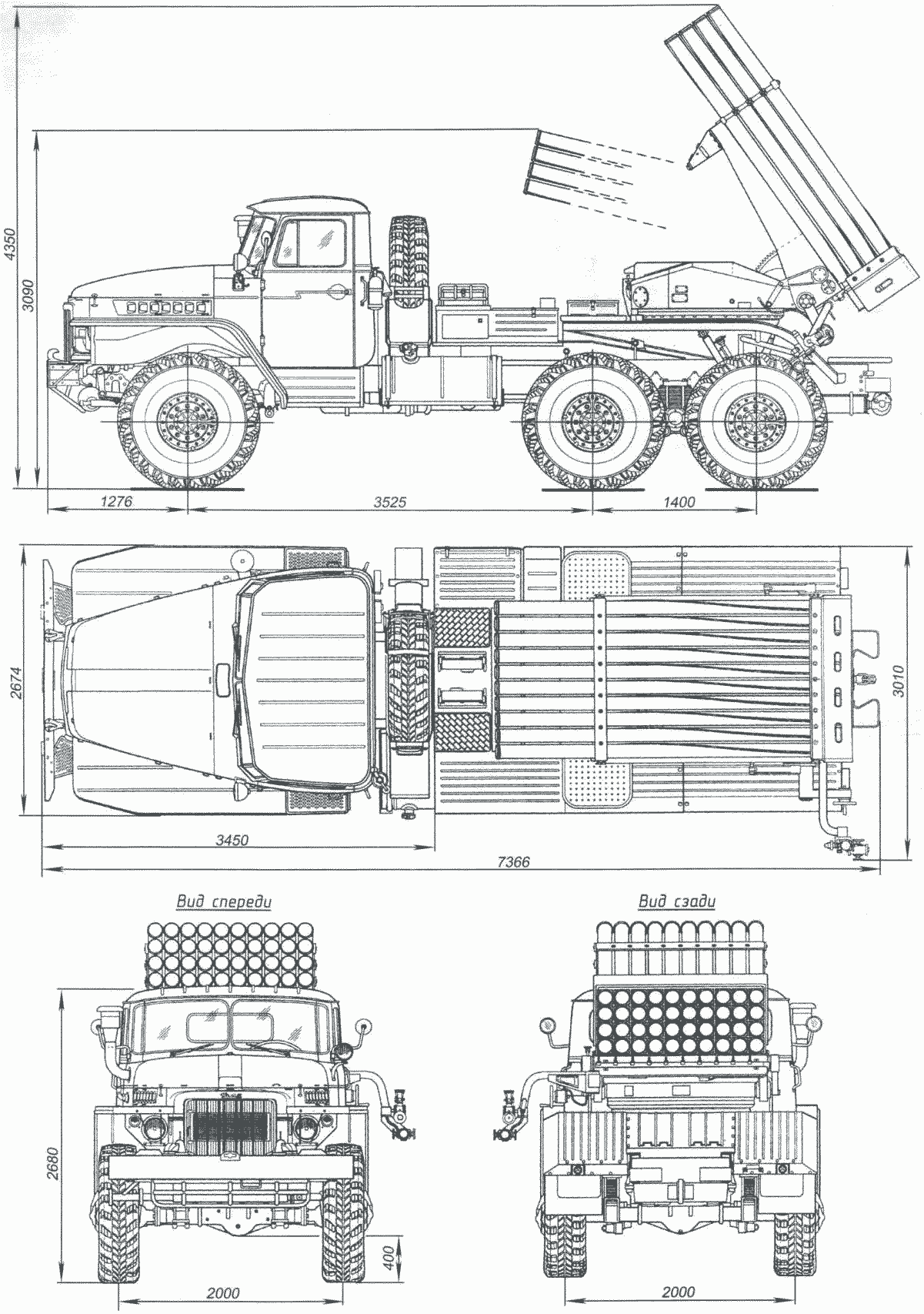 El Sistema Lanzacohetes Múltiple Autopropulsado BM-21-1 "Grad" del Ejército Bolivariano Grad