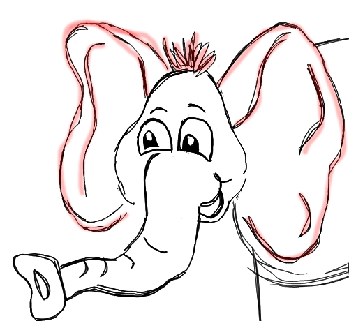 بالخطوات ...رسم الديك الرومي.............ا - صفحة 2 06-cartoon-elephants-drawingtutorials1