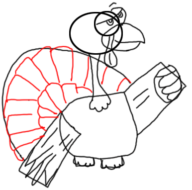 بالخطوات ...رسم الديك الرومي.............ا 11-turkey