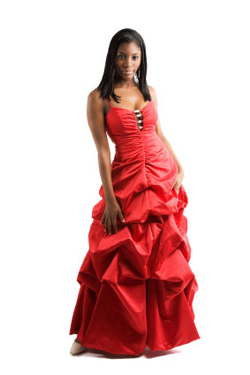 Inter-School Christmas Ball Red-dress-for-women