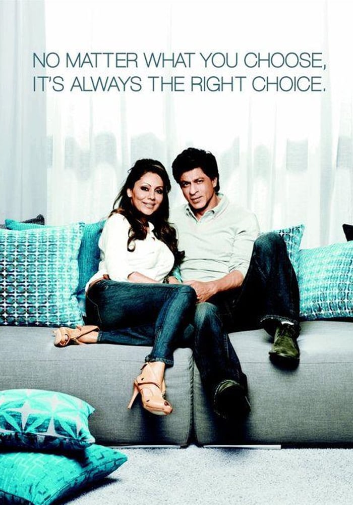 Shah Rukh-Gauri's chic, new ad  Srk-gauriad