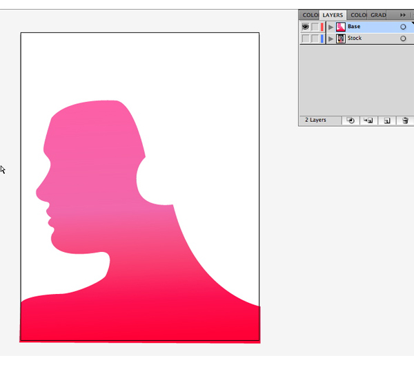 Create a Sparkly Female Portrait in Illustrator  Step3