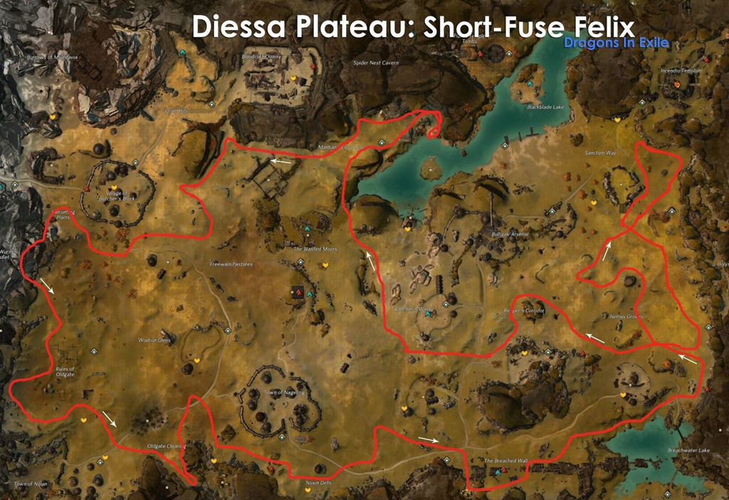 Gildenmissionen Gw2-short-fuse-felix-guild-bounty-diessa-plateau-map