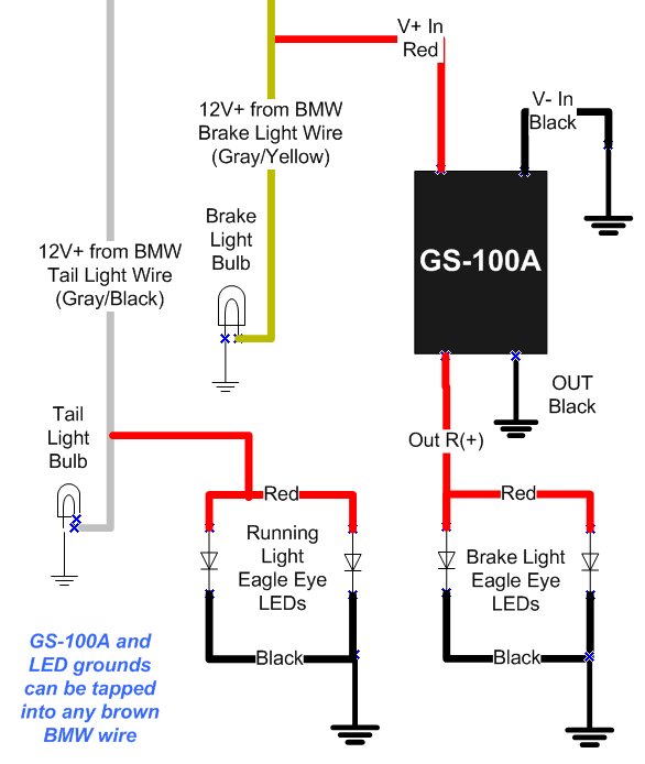 brake squeal - My "latest and greatest" LED brake and tail lighting - simple and dirt cheap to boot! Eagle.Eye.Strobe.GS-100A