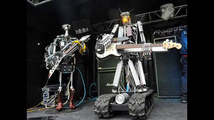 Compressorhead, otra banda rock de robots.