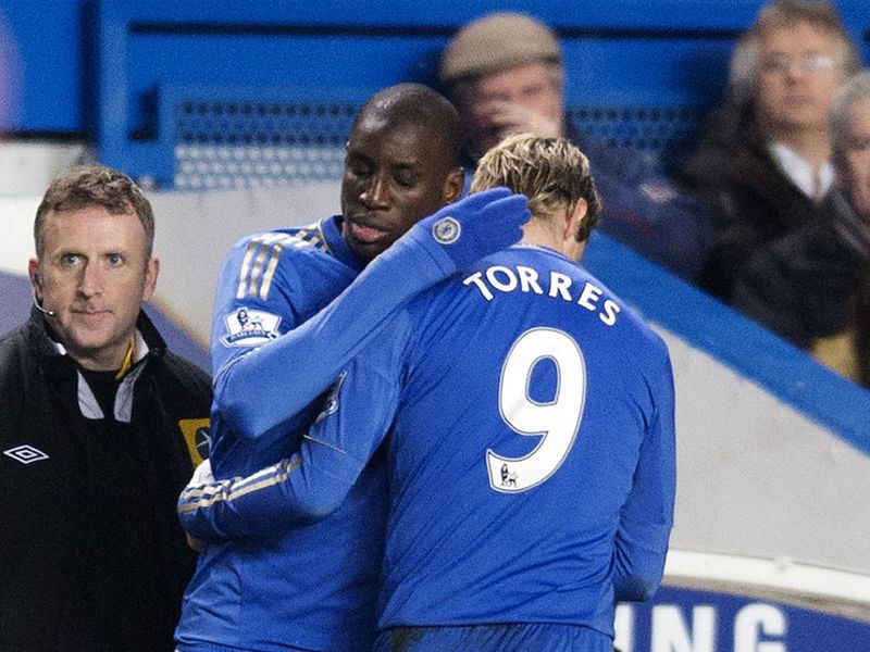  %%%% chelsea v Swans %%% Capital One Cup semi-finals %% صور اللقاء Chelsea-v-Swansea-Demba-Ba-Fernando-Torres_2883710