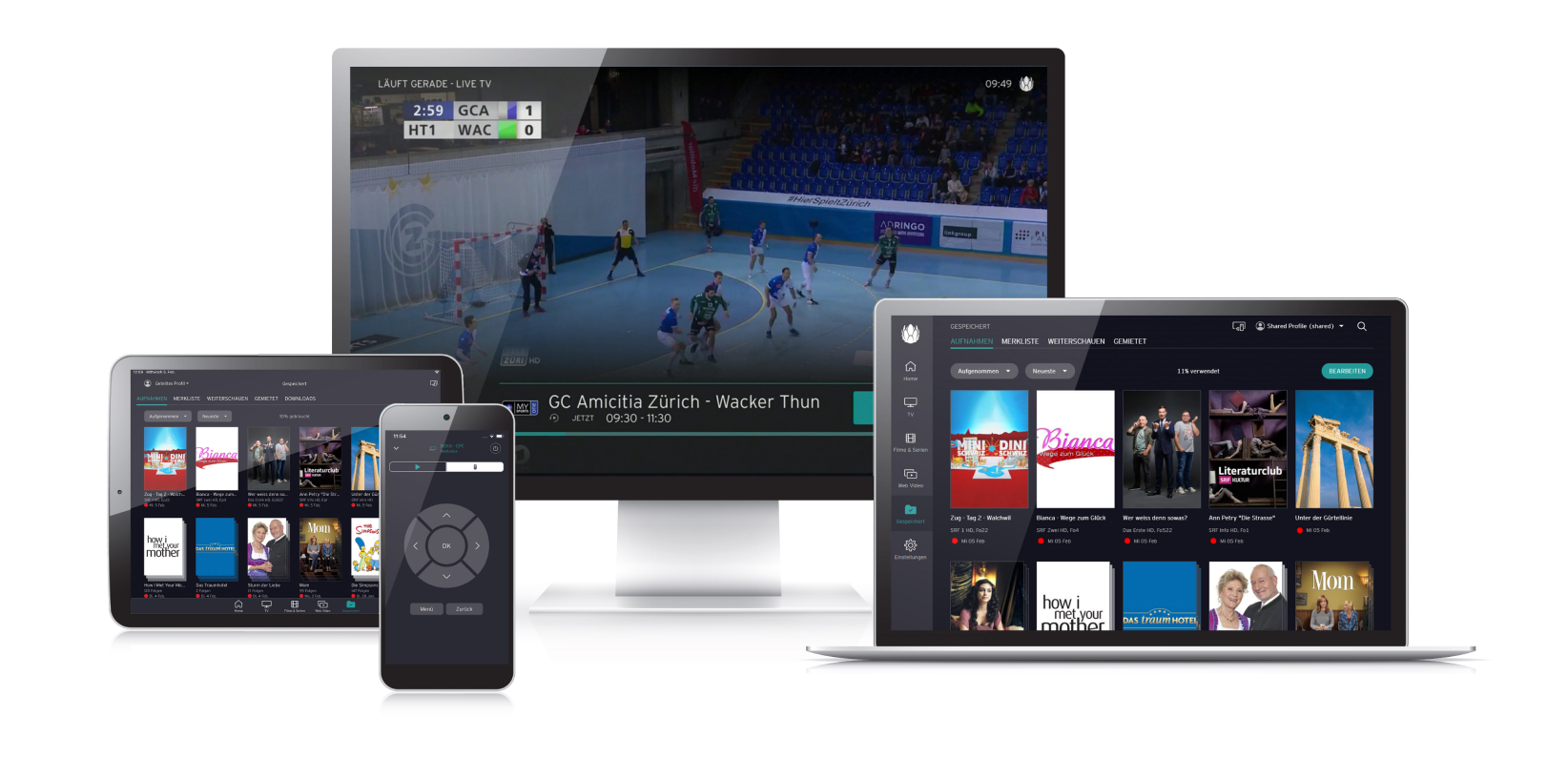 UPC TV sur Apple TV, Android TV et Amazon Fire Imagebild_UPC