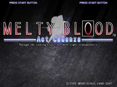 Melty Blood Act Candenza Ver. B Ss01