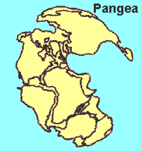 فرضية تزحزح القارات Pangea