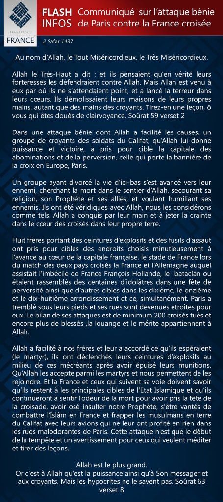 Attentats à Paris le 13/11/2015 - Page 26 8275122803