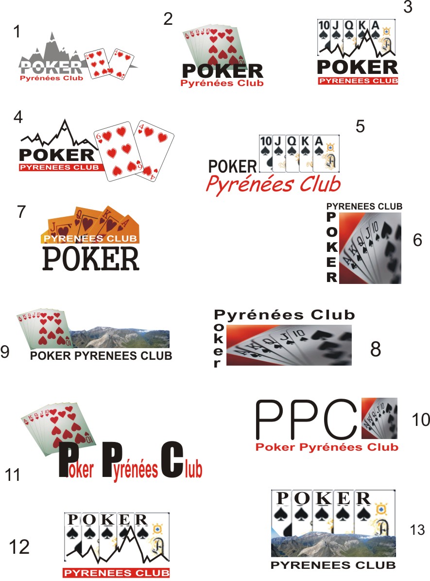 logo et teeshirt "clubpoker64" vous y avez pensé ? Poker64logo