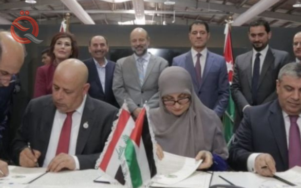 Iraq and Jordan sign memorandum on project implementation and reconstruction 15908