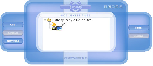 برنامج لإخفاء ملفاتك الهامة والسرية وحمايتها Hide Secret Files 3.0 HideSecretFiles_shot1