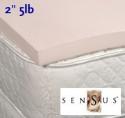 01:29  Review 2" 5lb. Sensus Visco Elastic Memory Foam Mattress Pad Topper Overlay, Twin XL w/ quilted cover 213WTDSPF5L
