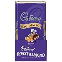 Cadbury Milk Chocolate Bar Filled With Roasted Almond - 4 Oz/ Bar, 24 ea 31SK%2BkhODlL._SL210_