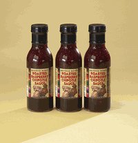 Three 15-oz Bottles of Roasted Raspberry Chipotle Sauce 31Z3VG2C5HL._SL210_