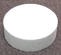 Round Cake Dummy, Styrofoam, 8" diameter x 3" high 41Dh364fbRL._SL210_