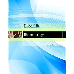 MKSAP 15 Medical Knowledge Self-assessment Program: Rheumatology  41NSd2lFxyL._SL500_AA300_