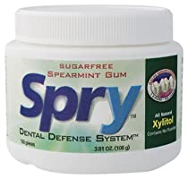 Xlear - Spry Gum Spearmint, 100 gum 41PYXMJTM2L._SL210_