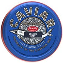 Classic Grey Sevruga Caviar - 16.00 oz. / 454 gr. (Free Overnight Shipping!) 41RCswzpWeL._SL210_