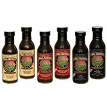 Big Acres Sauces Teriyaki, Mild BBQ and Hot BBQ, Case Pack (6 bottles) 41REGDKX3EL._SL210_