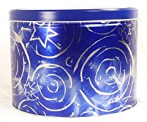 Ultimate's 2 Gallon Blue Swirl Tin with 3 Pounds of Caramel Nut Corn 41VBSNT2FYL._SL210_