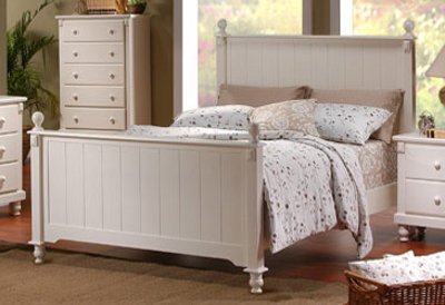 53:32  Promo 875 Series Panel Bed Size: King, Finish: White 41XzM1mA01L