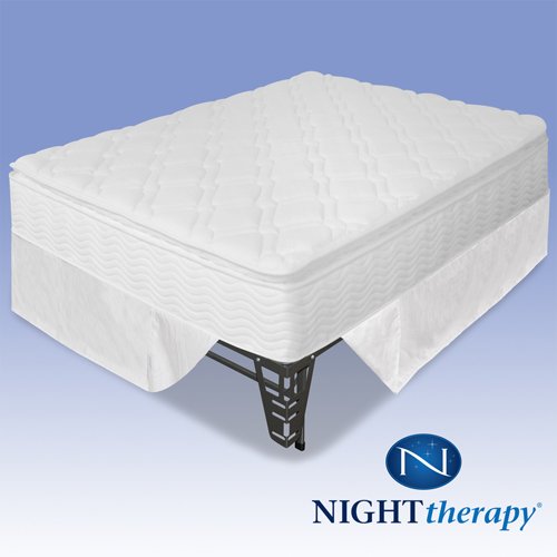 47:36  Review Night Therapy 10" Pillow Top Pocketed Spring Mattress Complete Set - Full 41aSl1OoqwL